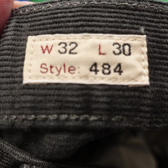 J CREW STYLE 284 GREY CORDUROY CHINO PANTS MENS SIZE 32X30 - Picture 7 of 8